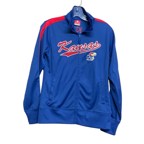 Colosseum KU KANSAS JAYHAWKS Blue New Jacket - Picture 2 of 4